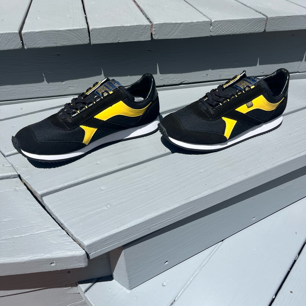 Herring Black And Yellow Men's Sneakers Size 11f